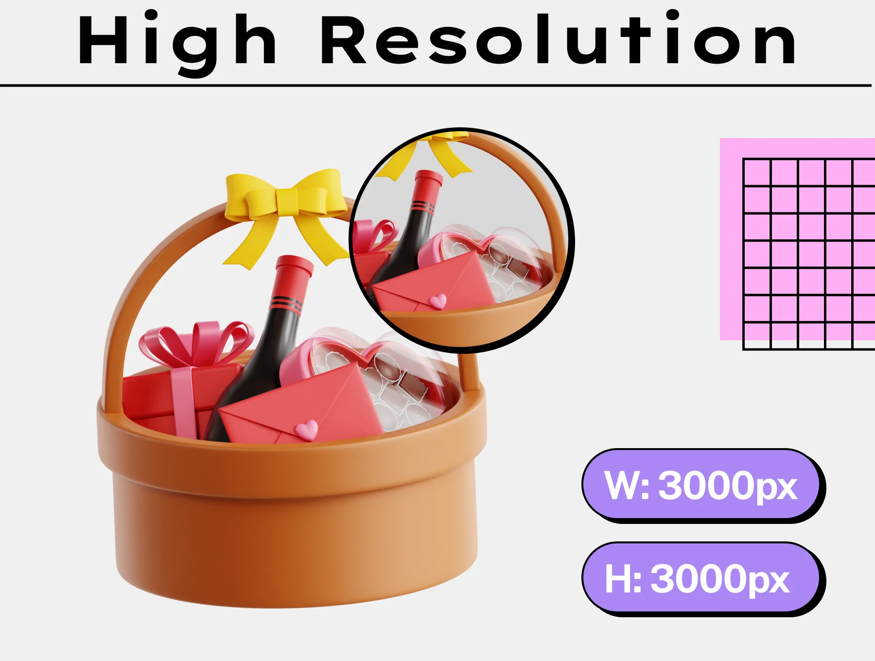 Valentine's Day 3D Icon Set 2