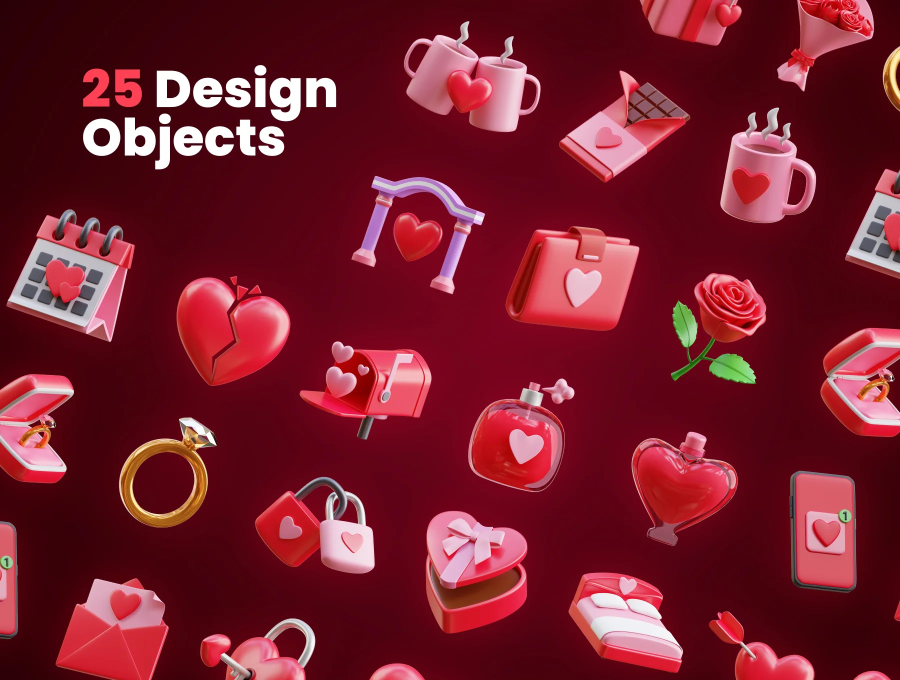 Valentine's Day 3D Icon 5