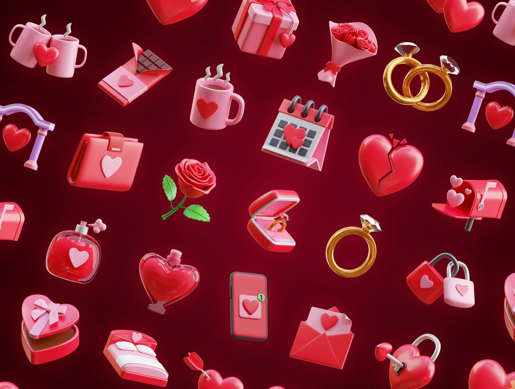 Valentine's Day 3D Icon 6