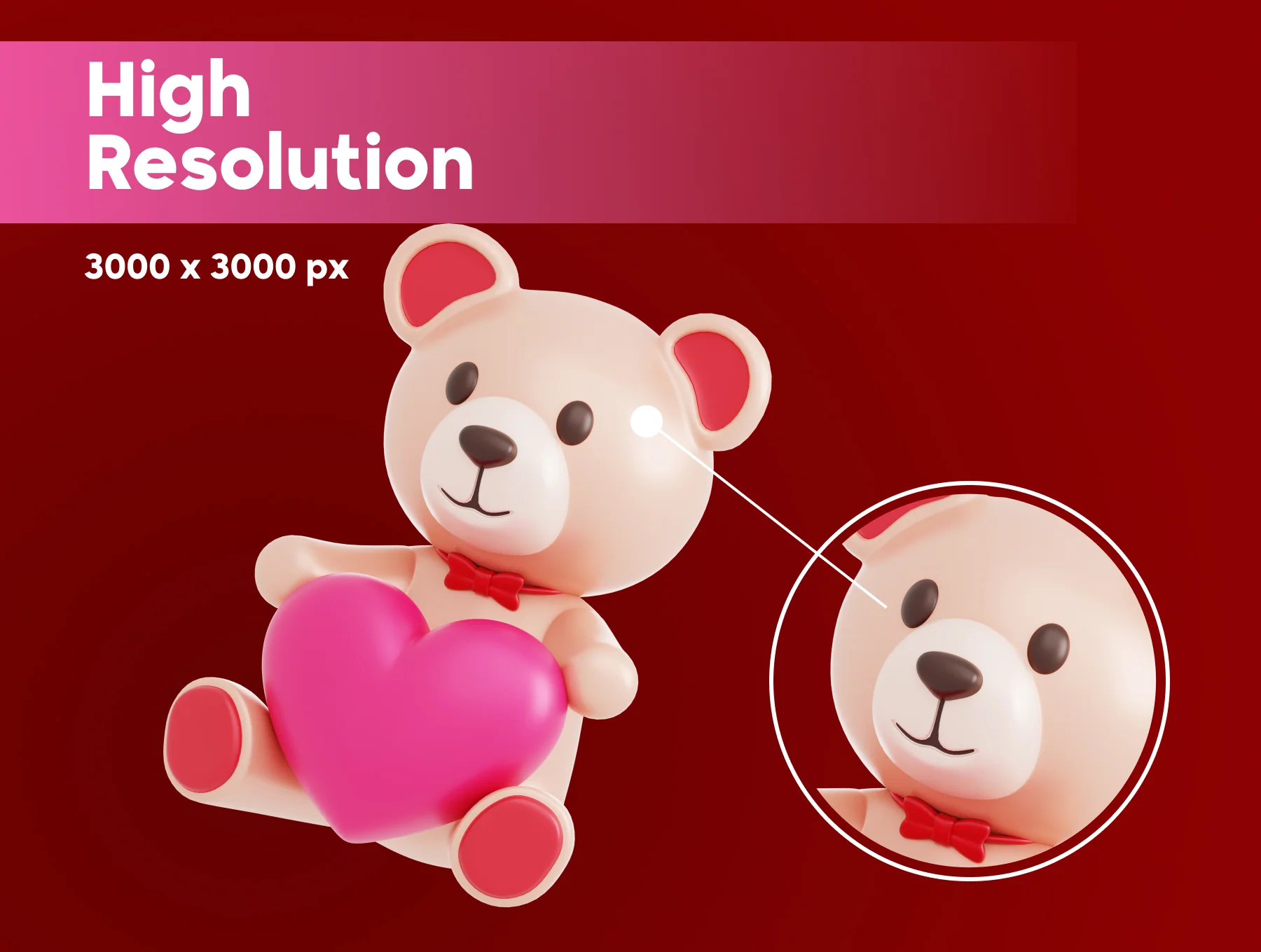 3d Valentine's Day Icon Illustrations 3