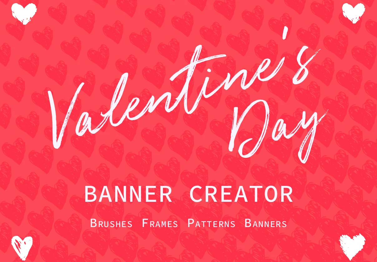 Valentines Day Banner creator