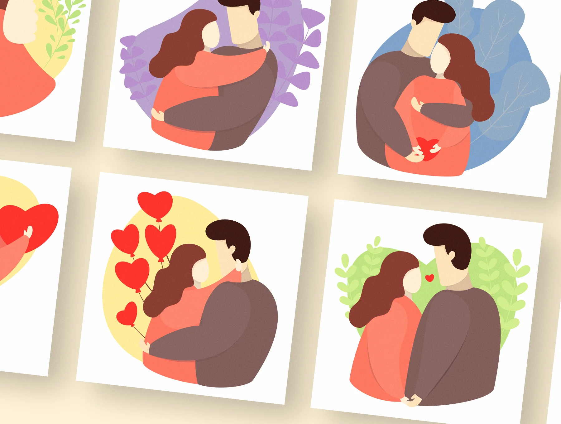 Valentine's Day Illustration Set 3