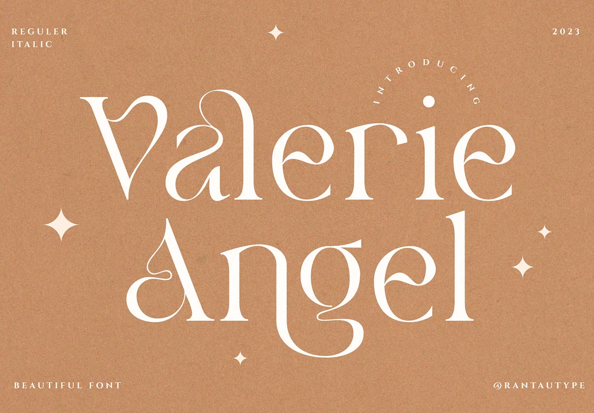 Valerie Angel Modern Serif Font