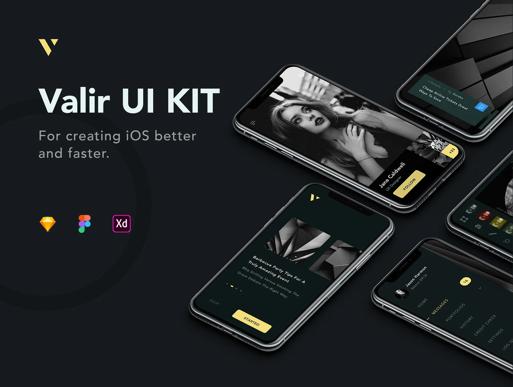 Valir Mobile UI KIT