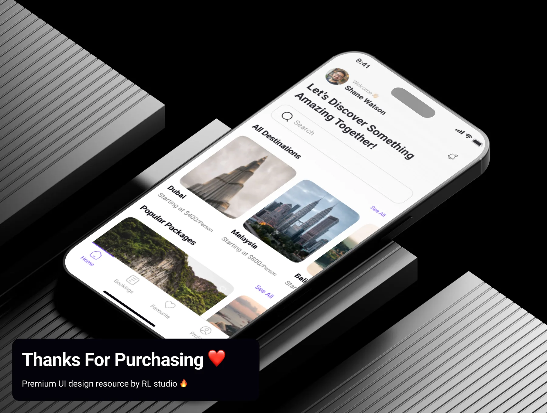 Valro - Travel Agency App UI Kit 10