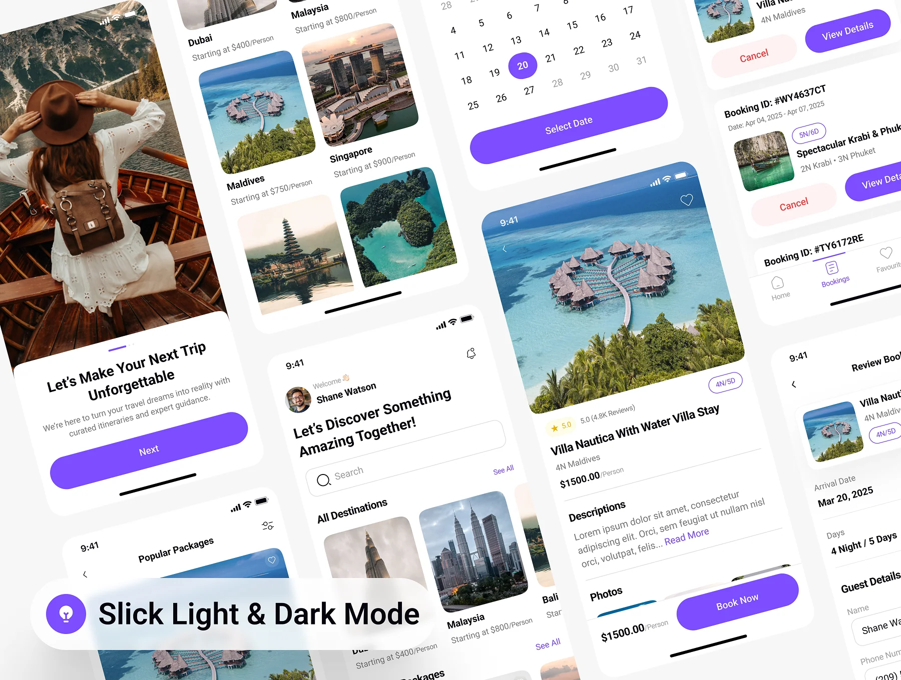 Valro - Travel Agency App UI Kit 5