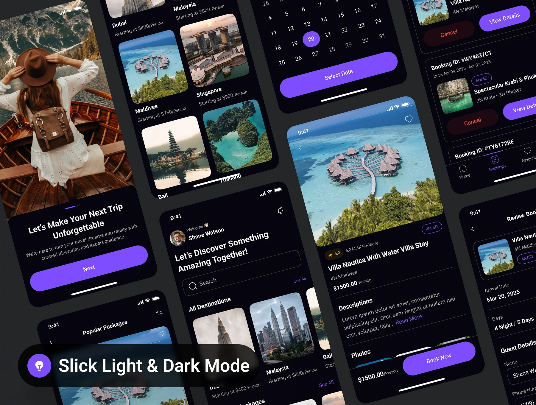 Valro - Travel Agency App UI Kit 6