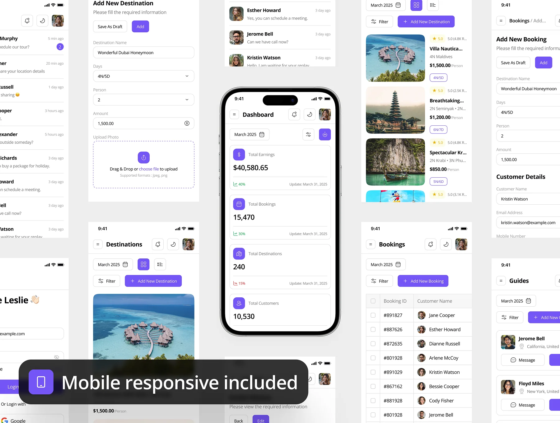 Valro - Travel Agency Dashboard Admin UI Kit 7