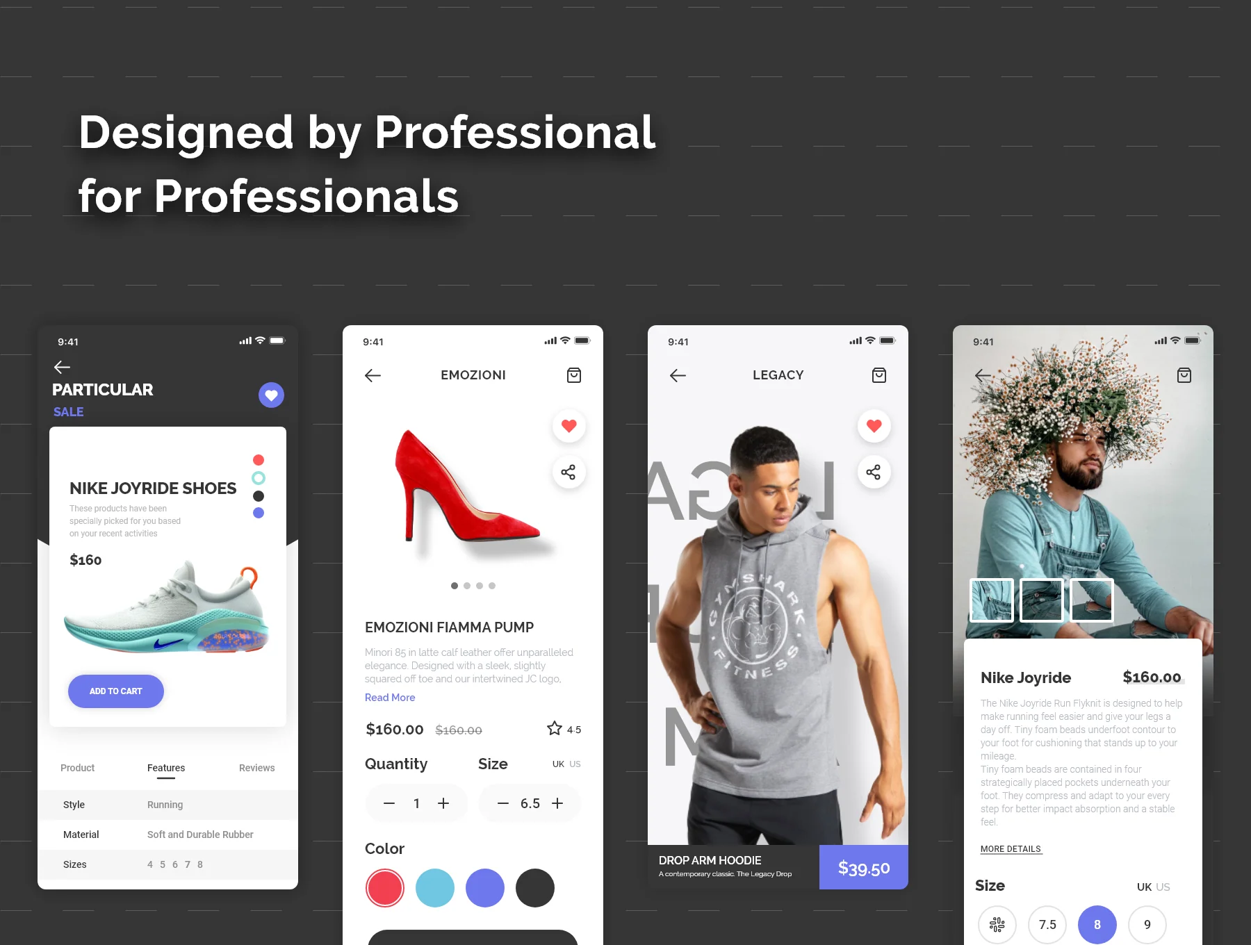 Vance Ecommerce App UI Kit
