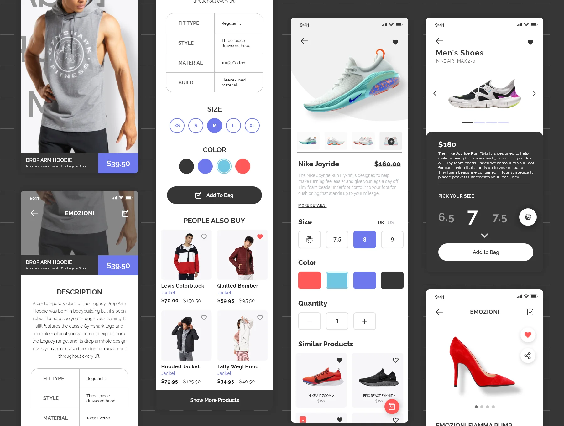 Vance Ecommerce App UI Kit 2