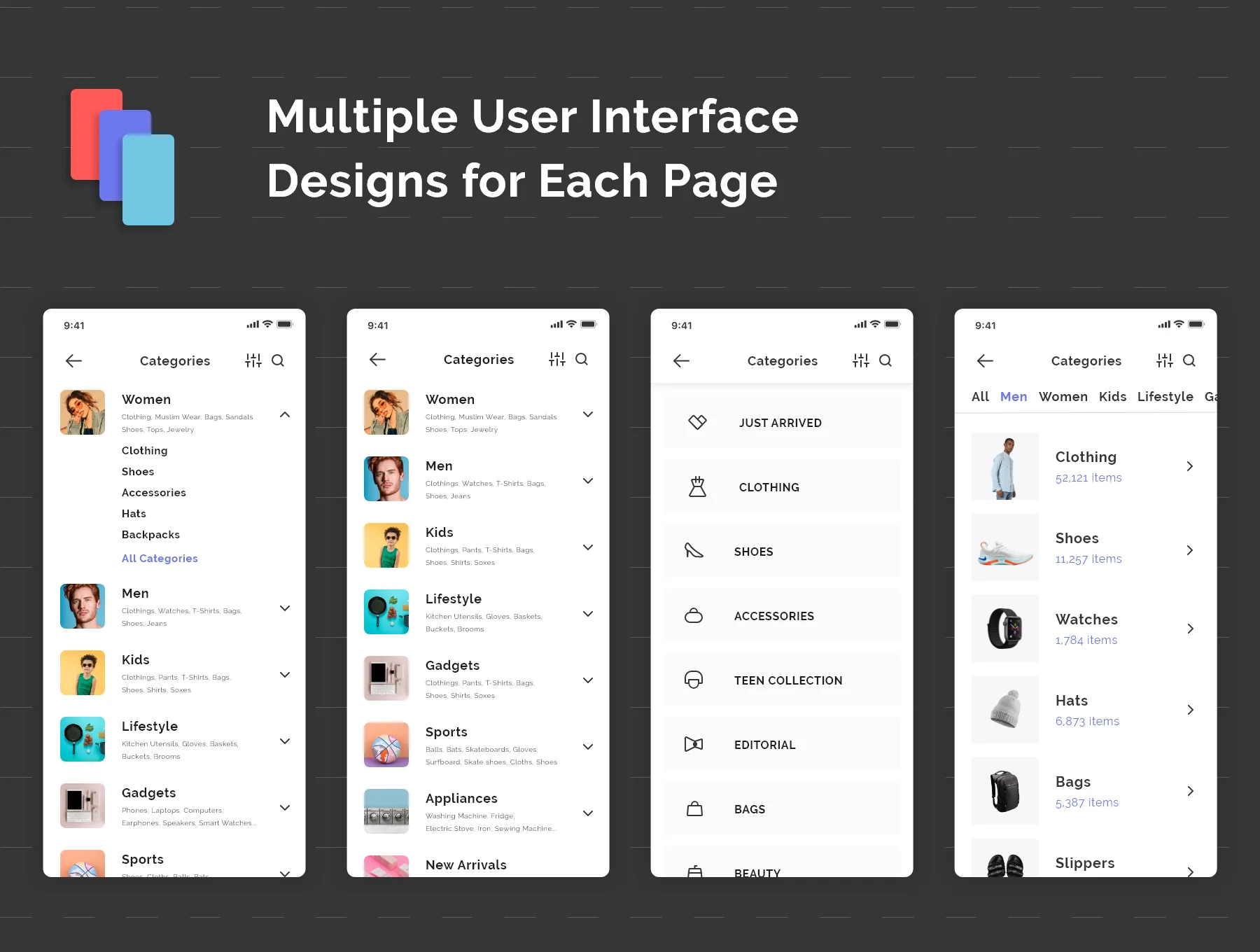 Vance Ecommerce App UI Kit 3