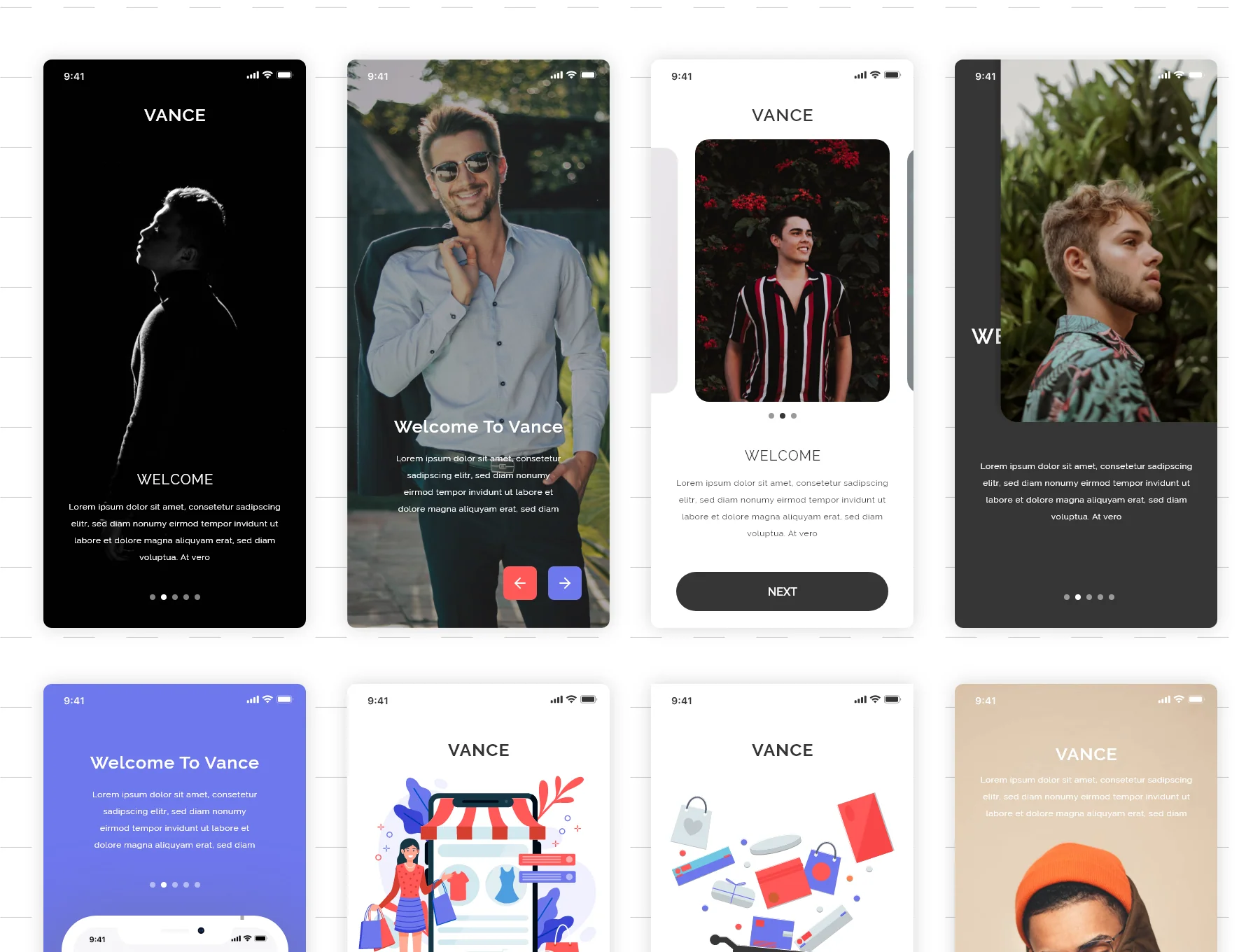 Vance Ecommerce App UI Kit 5