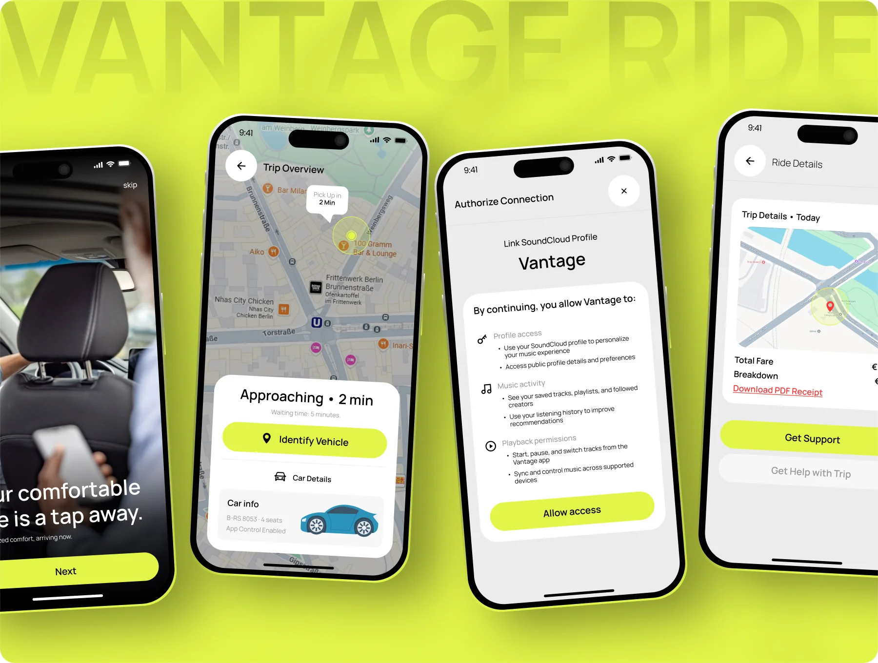 Vantage | Ride Hailing & Car Booking UI Kit 10