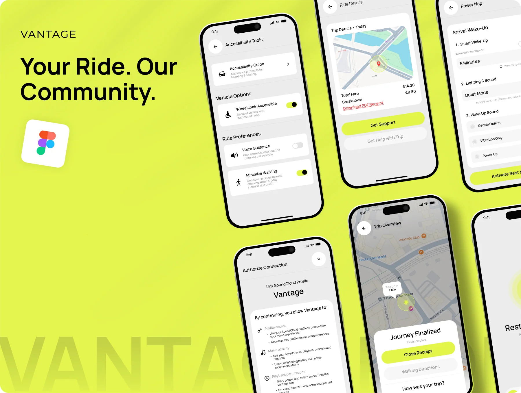 Vantage | Ride Hailing & Car Booking UI Kit 11