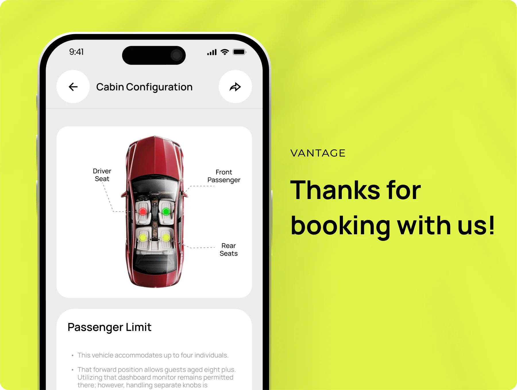 Vantage | Ride Hailing & Car Booking UI Kit 12