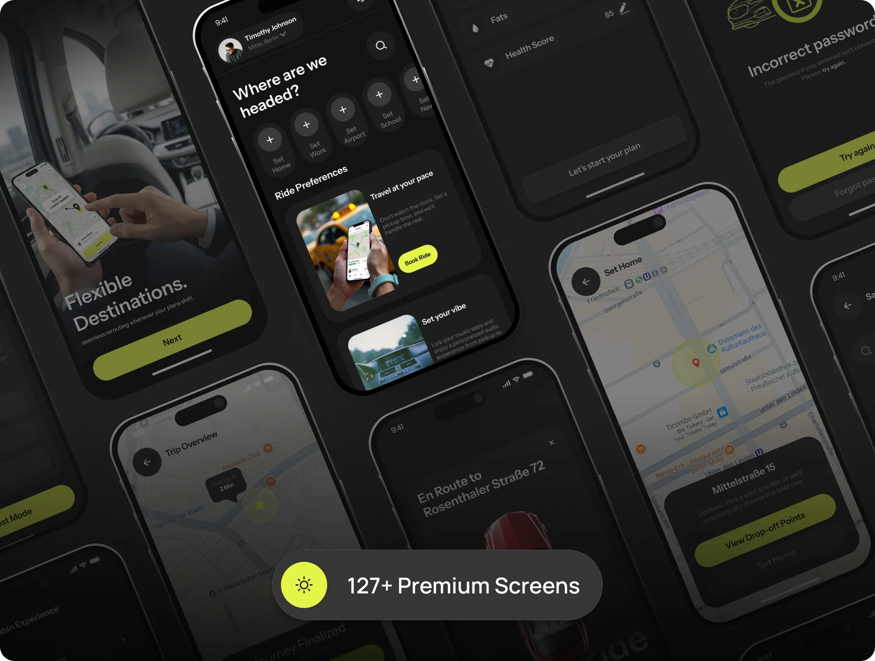 Vantage | Ride Hailing & Car Booking UI Kit 4