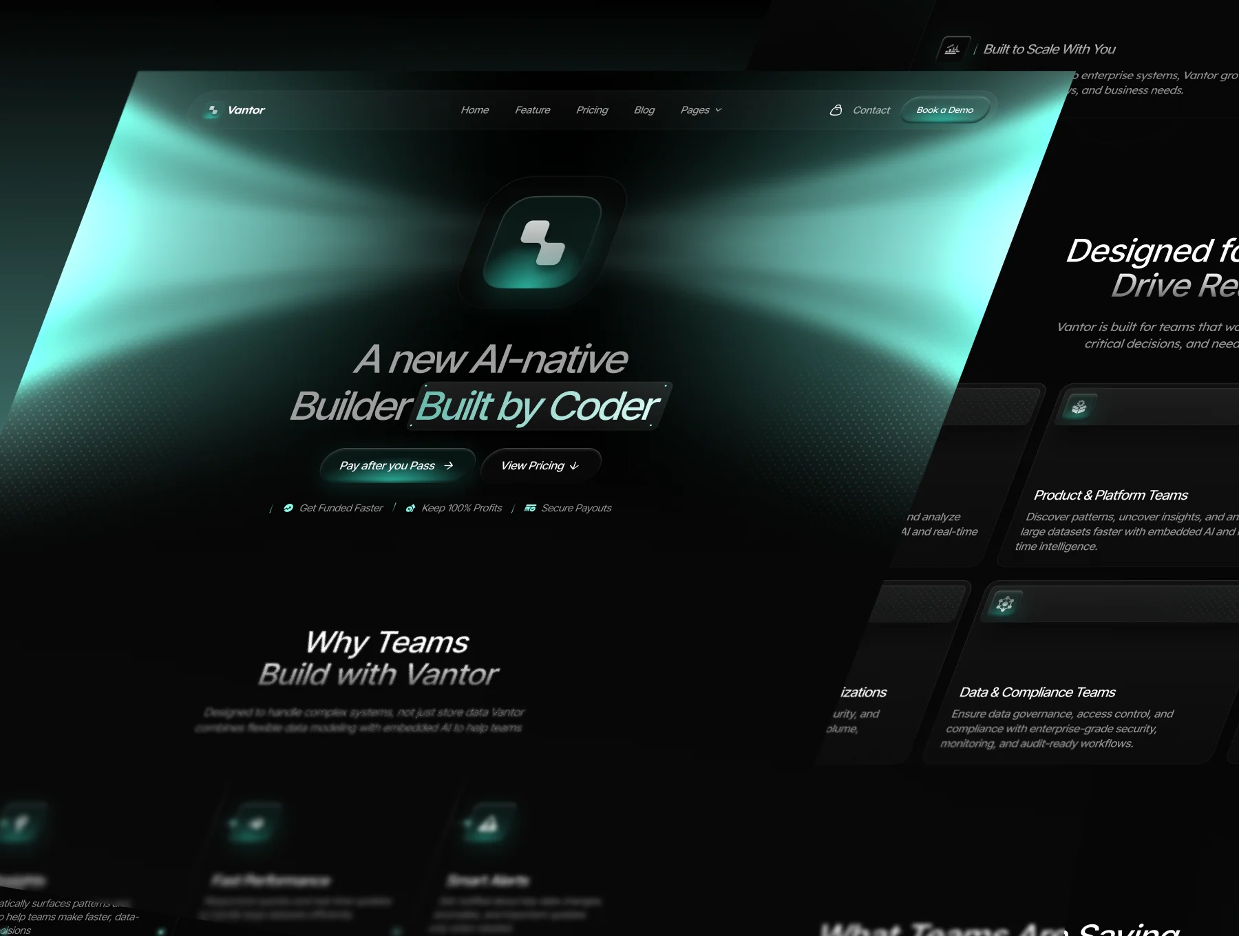 Vantor - Ai SAAS Website 2