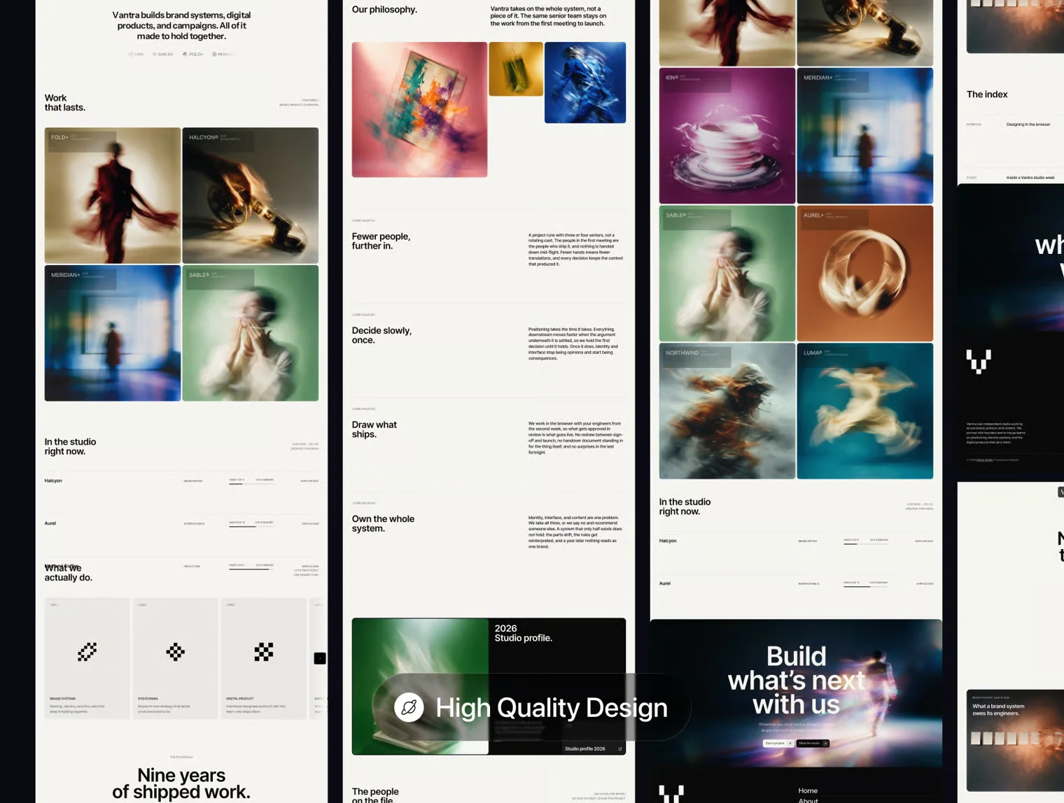 Vantra – Portfolio & Agency Website Template 2