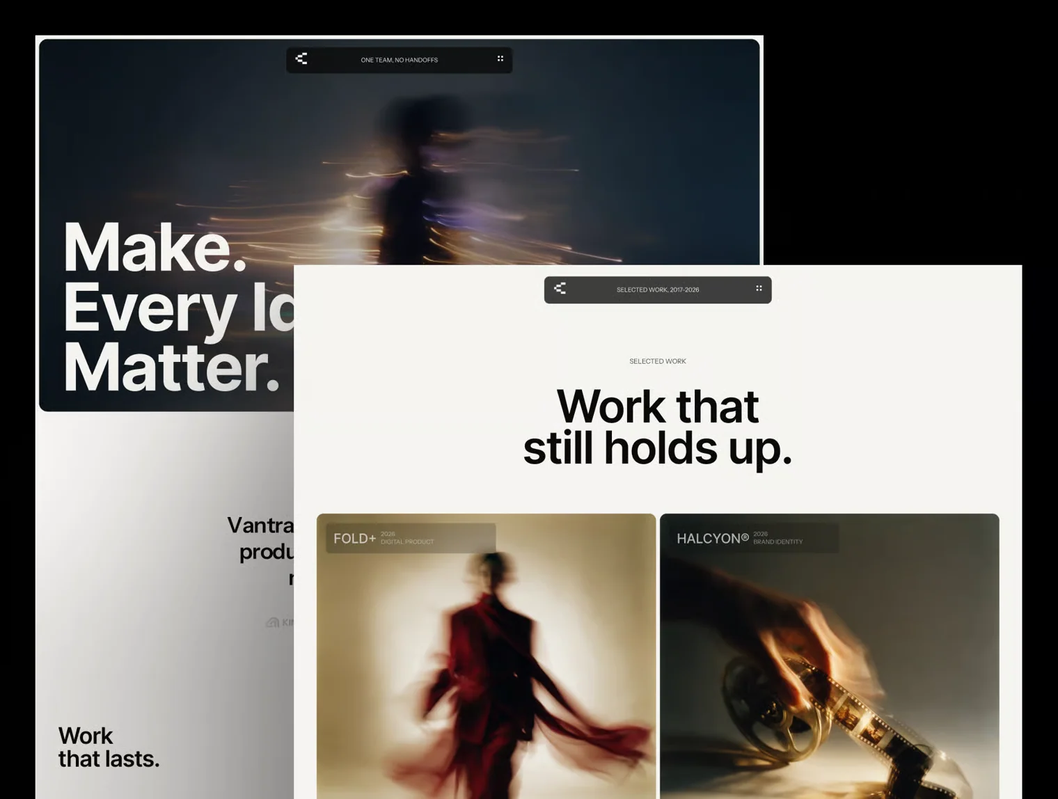 Vantra – Portfolio & Agency Website Template 5