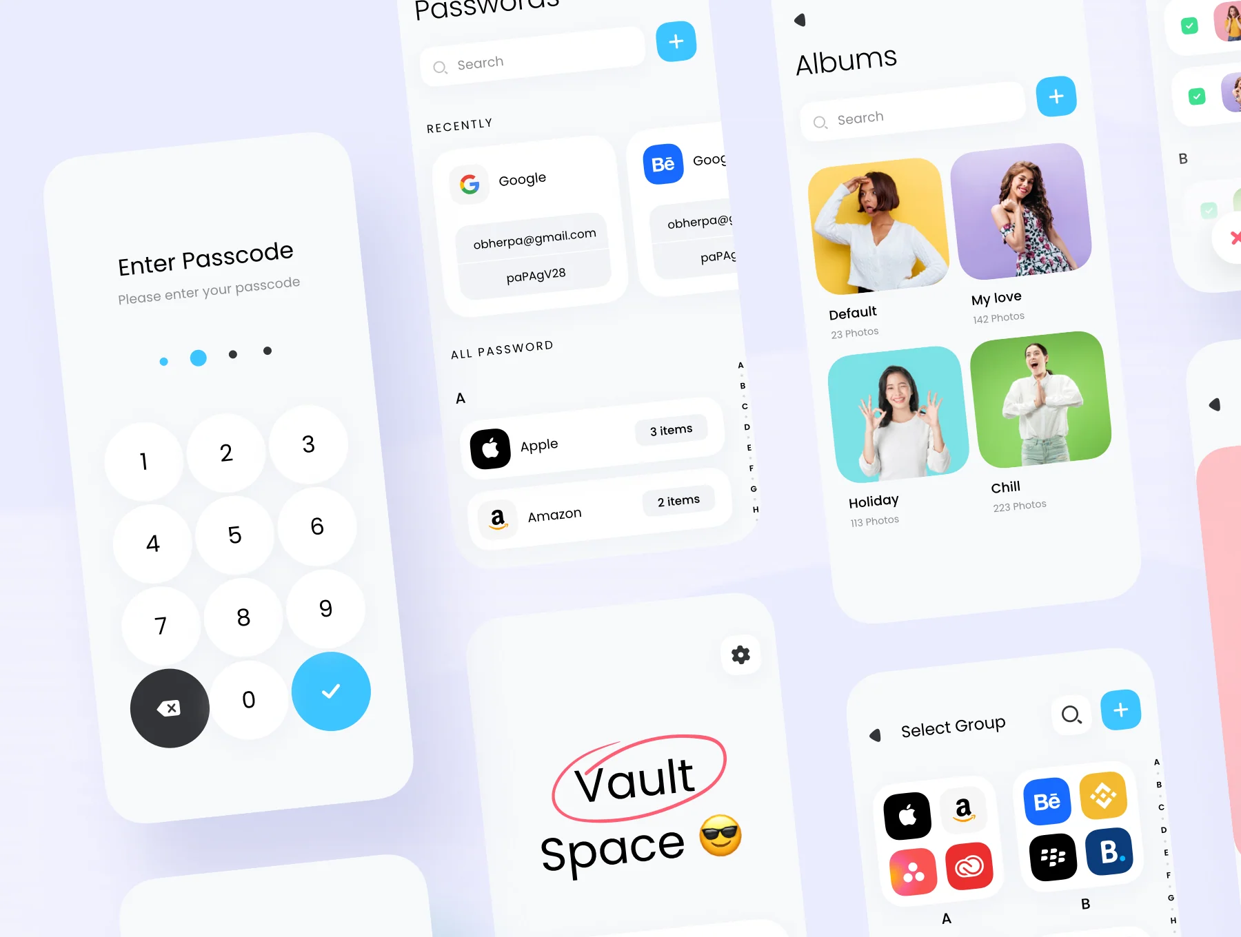 Vault app UI Kit 5