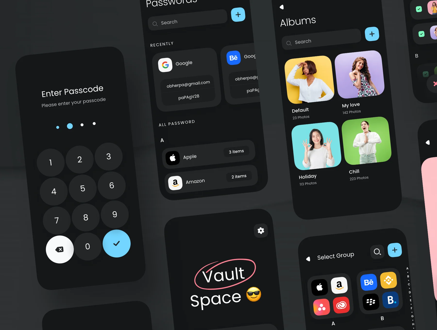Vault app UI Kit 7