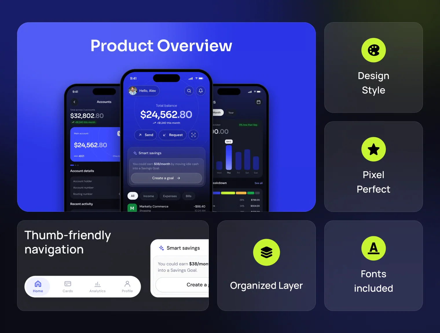Vaulta – Digital Banking Mobile App UI Kit 3