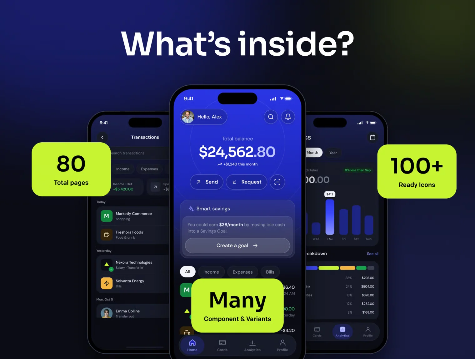 Vaulta – Digital Banking Mobile App UI Kit 4