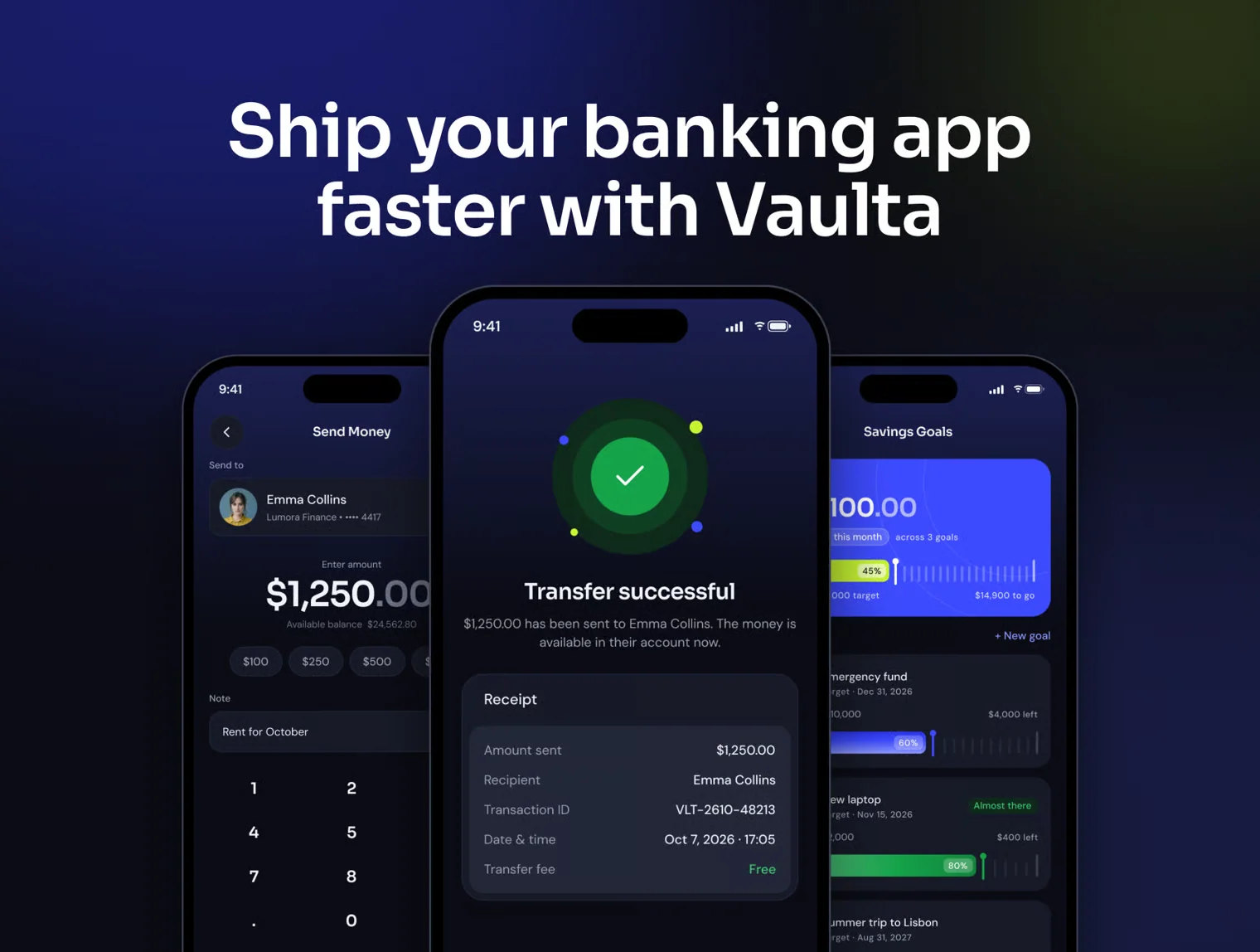 Vaulta – Digital Banking Mobile App UI Kit 8