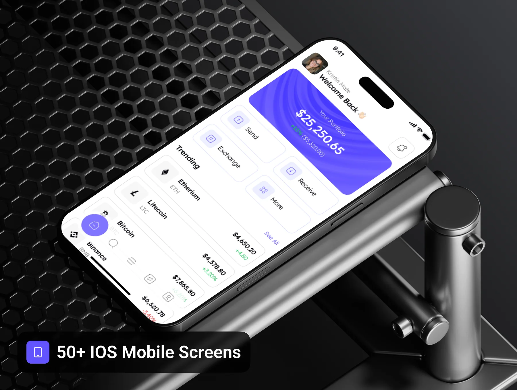 VaultX - Crypto Wallet App UI Kit 5