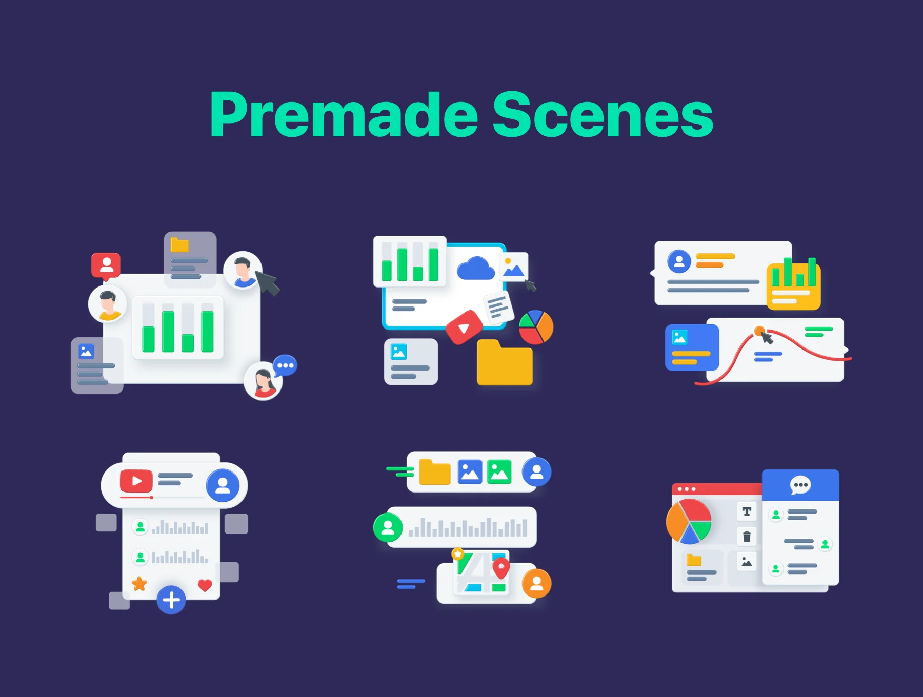 Vector Elements for UI Design 4