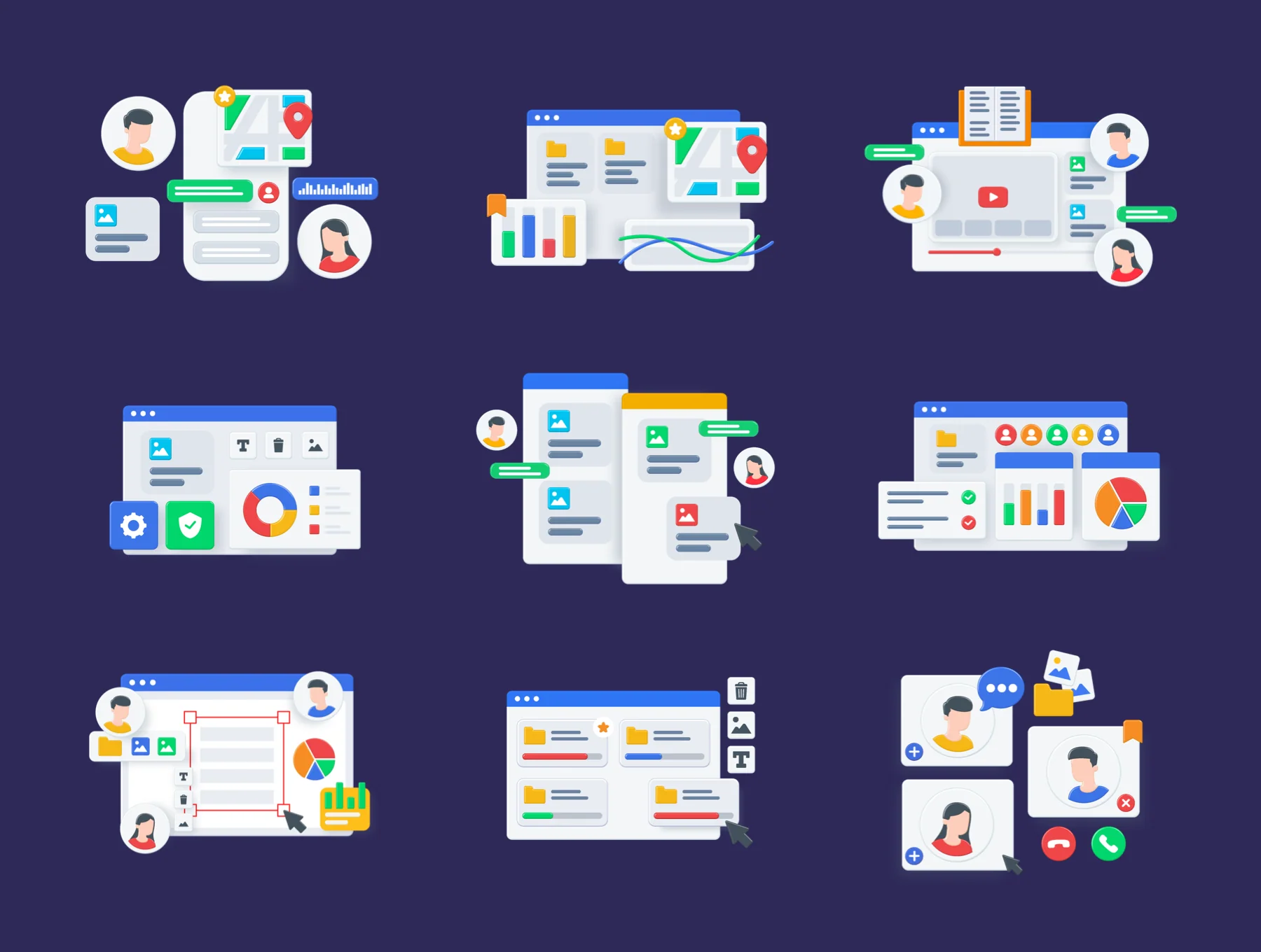 Vector Elements for UI Design 5