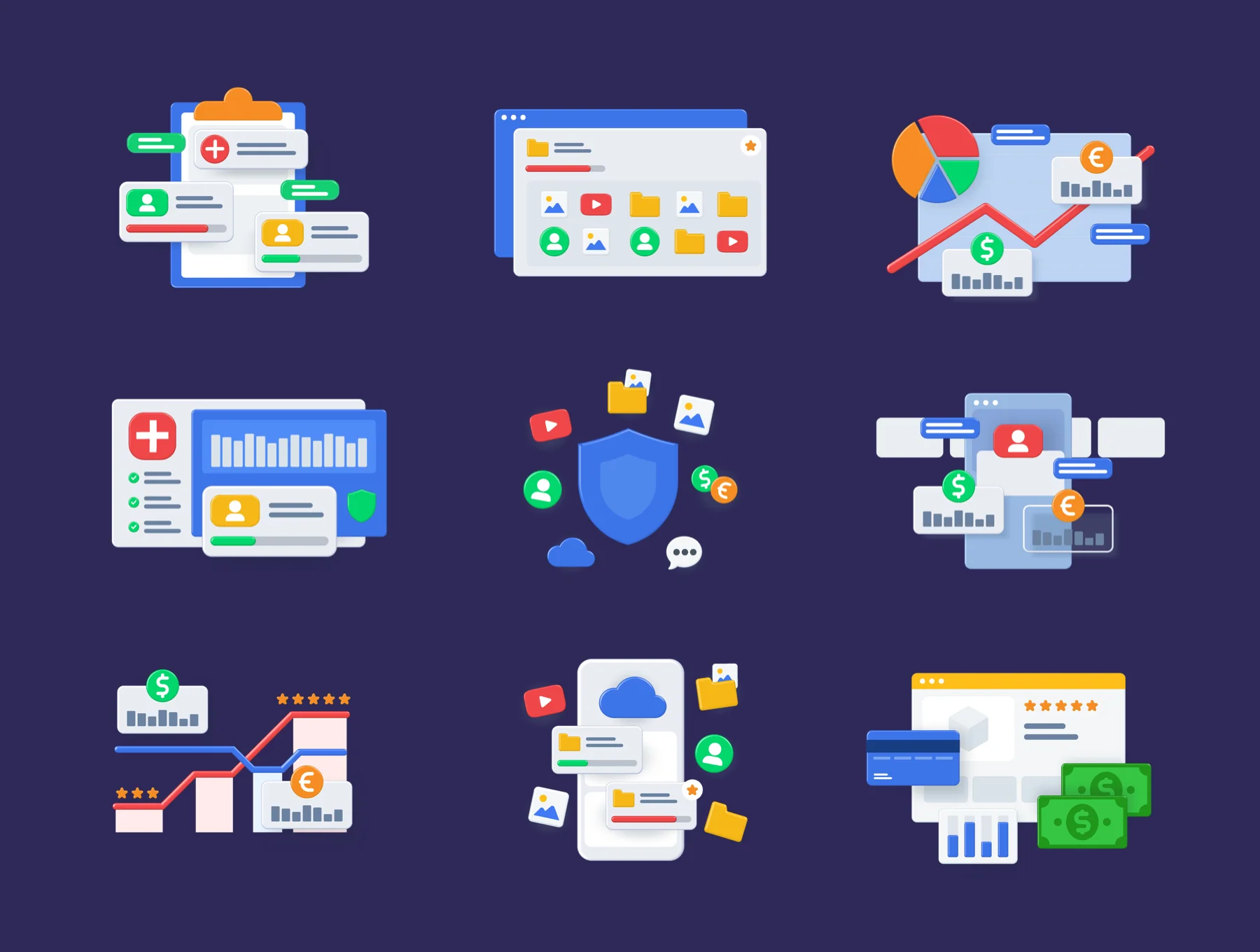 Vector Elements for UI Design 6