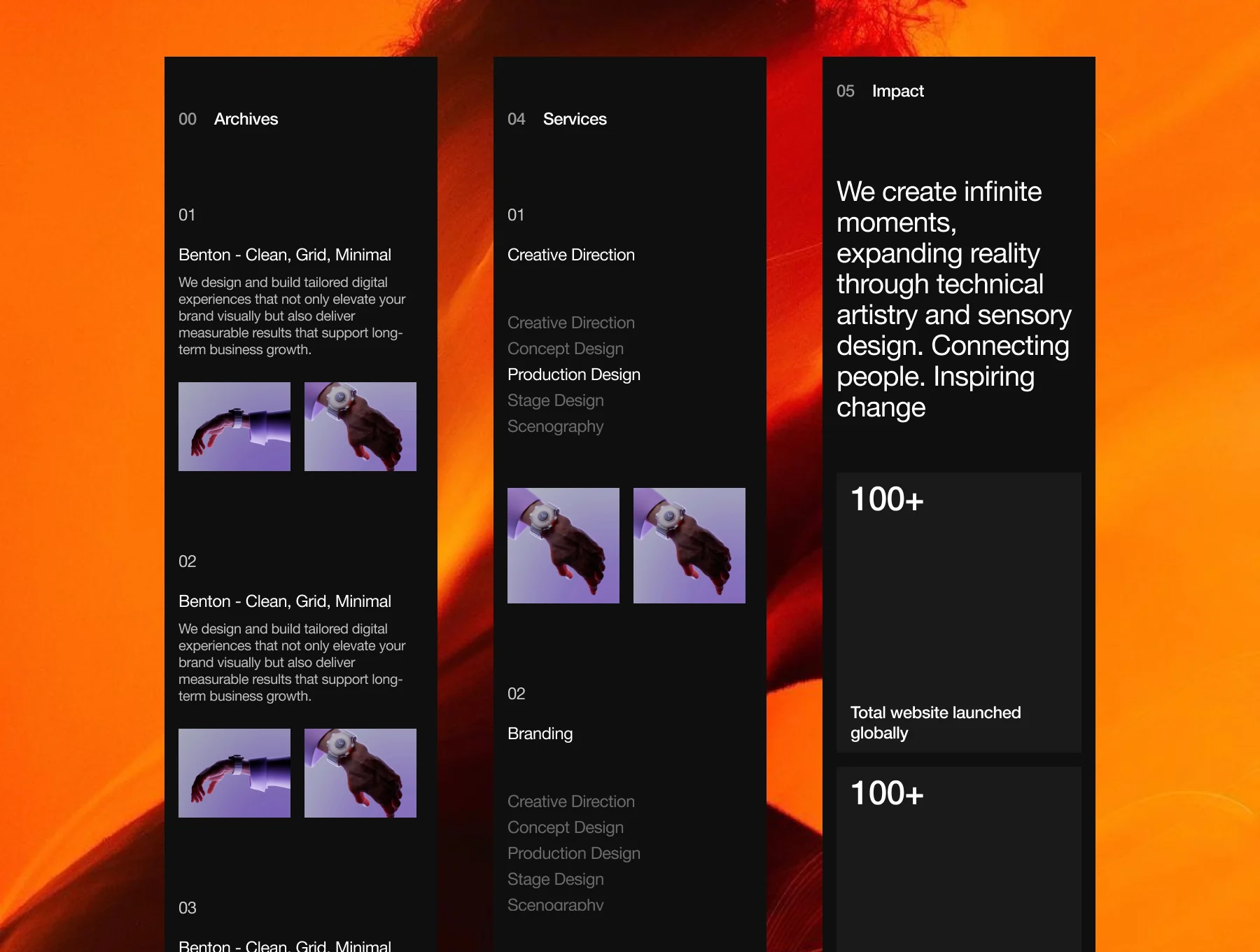 Vector Portfolio Website