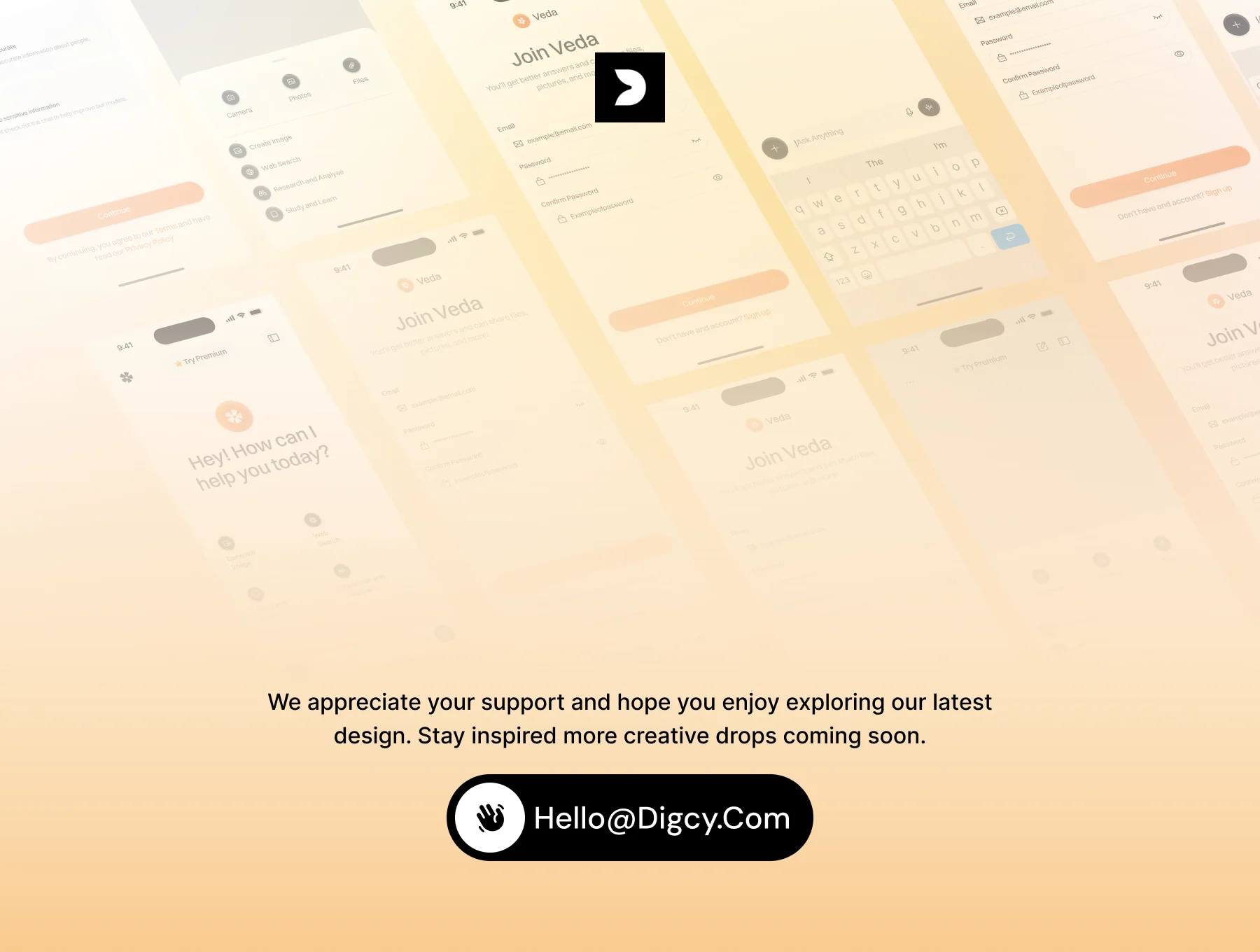 VEDA – AI Chat & Image Generation App (Light & Dark) 6