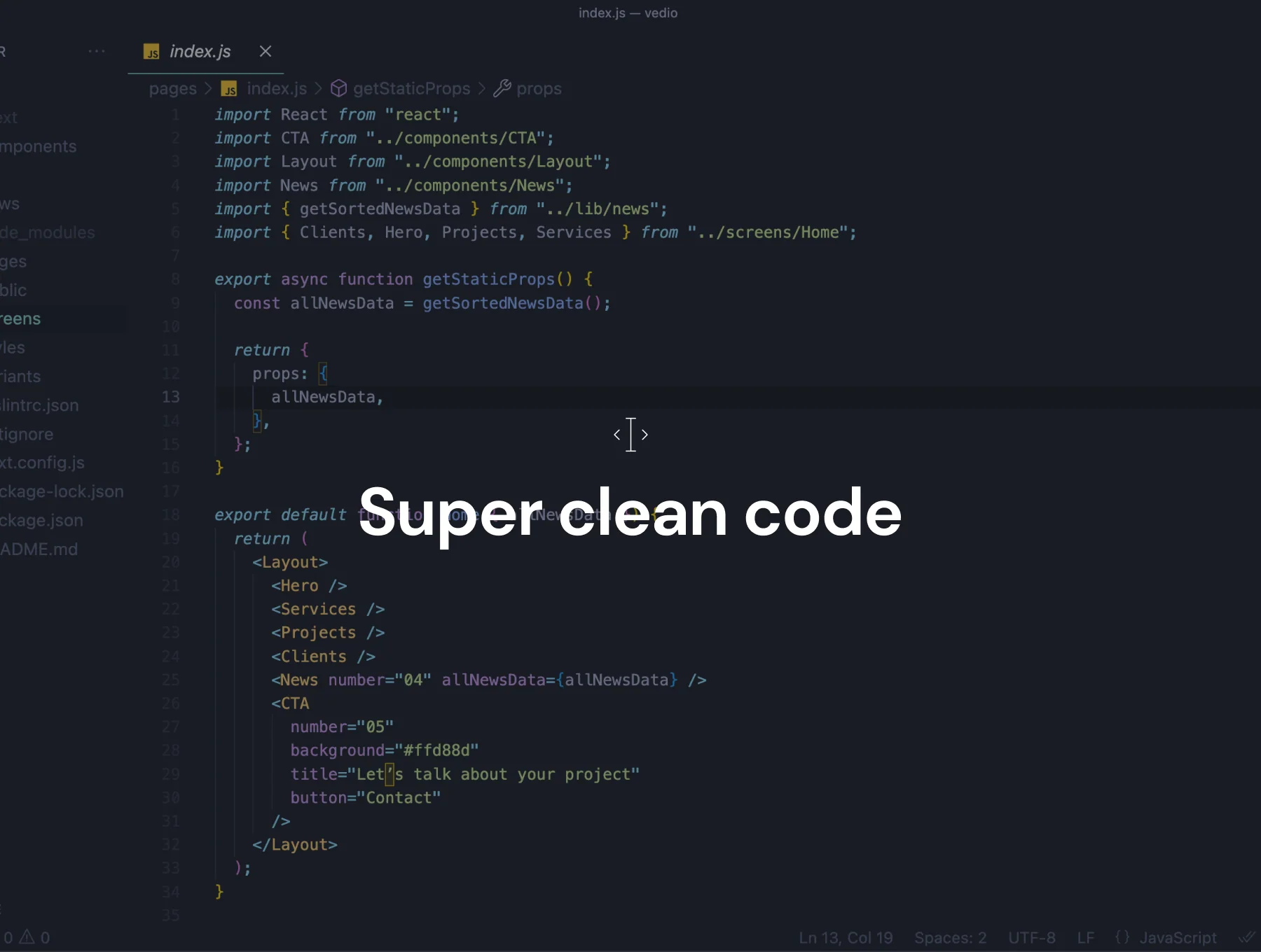 Vedio - Nextjs Personal UI Template 2