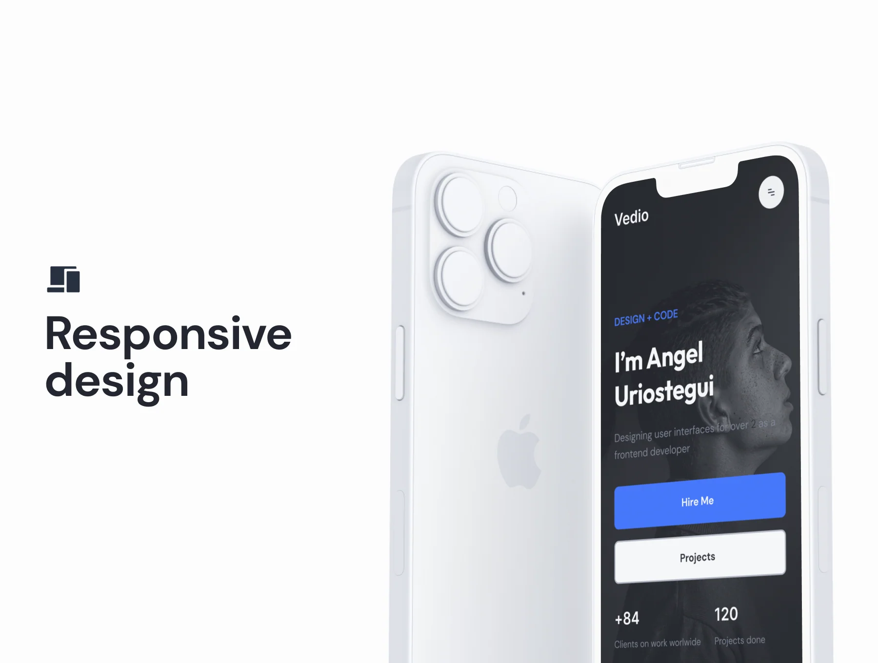Vedio - Nextjs Personal UI Template 3