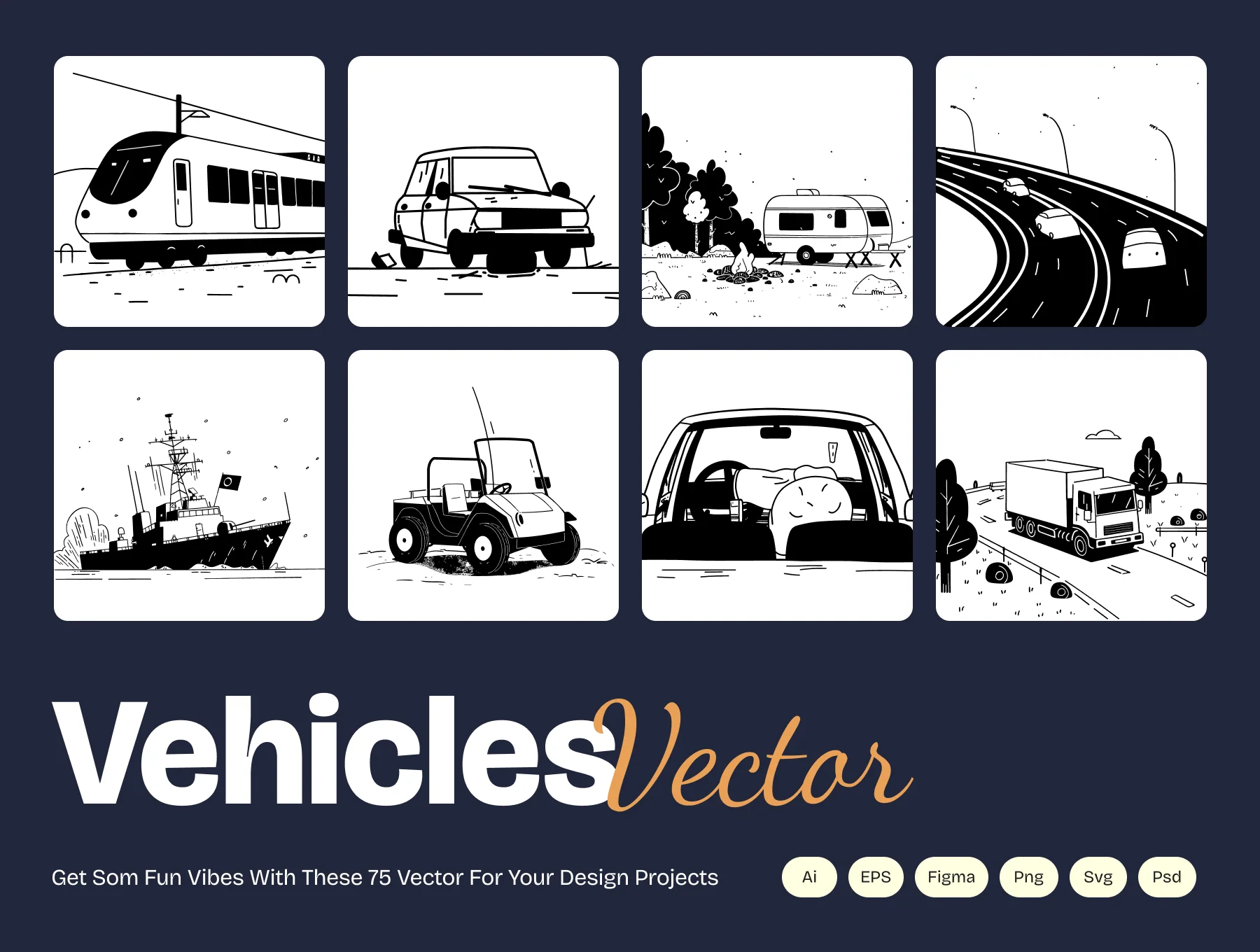 Transportation & Logistics Vector Collection