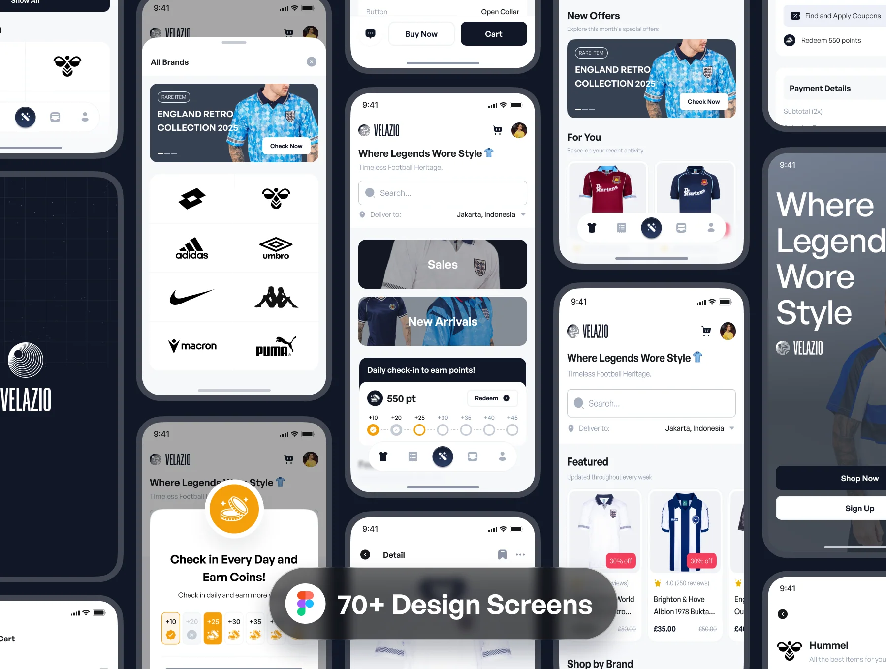 Velazio Store - Comprehensive E-commerce Mobile App UI Kit 2