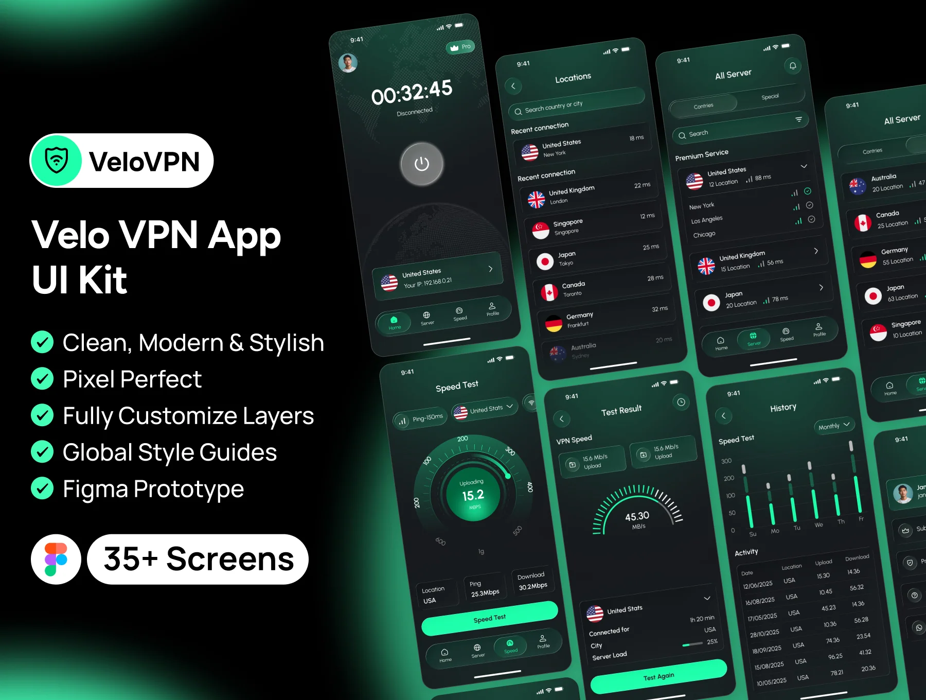 Velo VPN App UI Kit