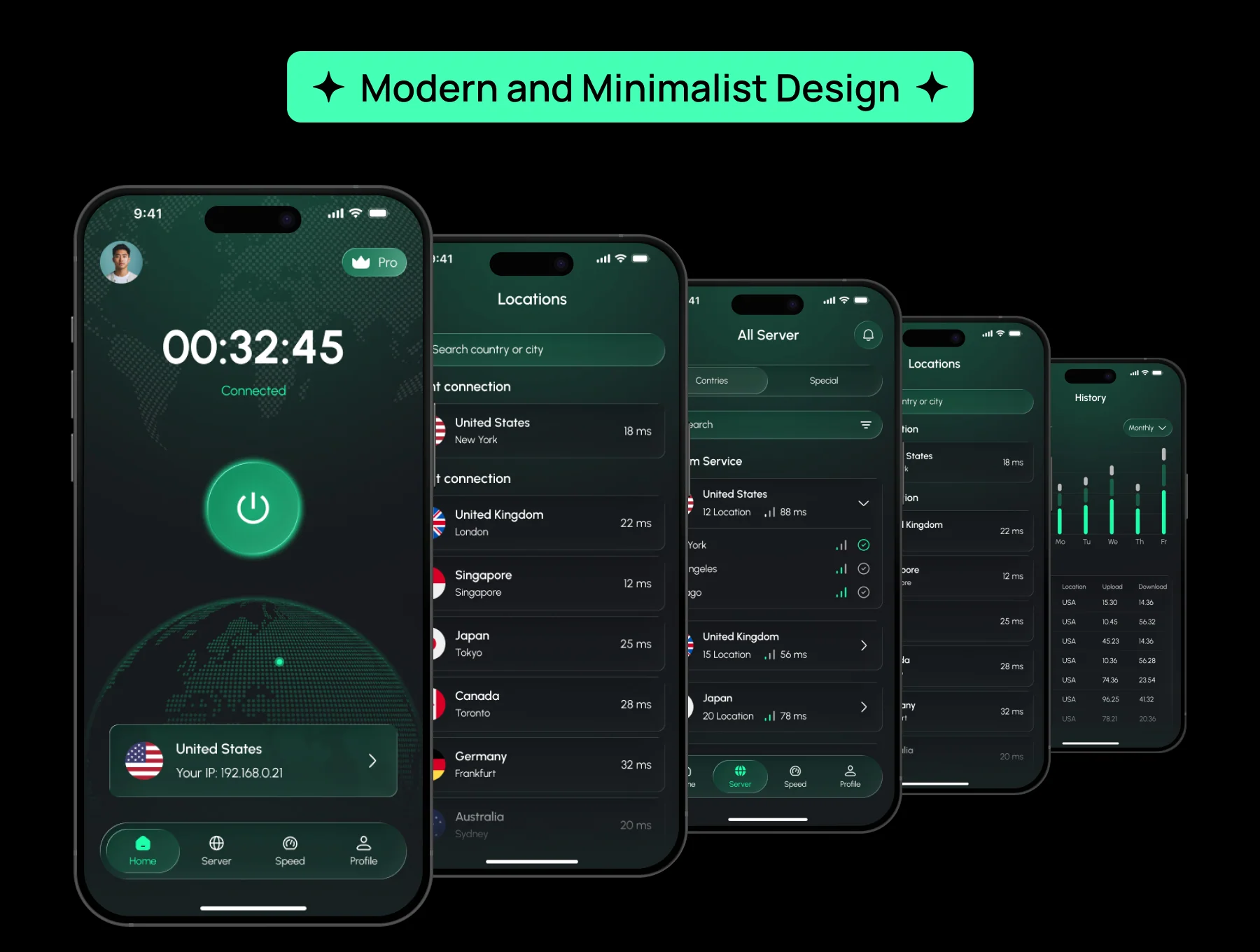 Velo VPN  App UI Kit 3