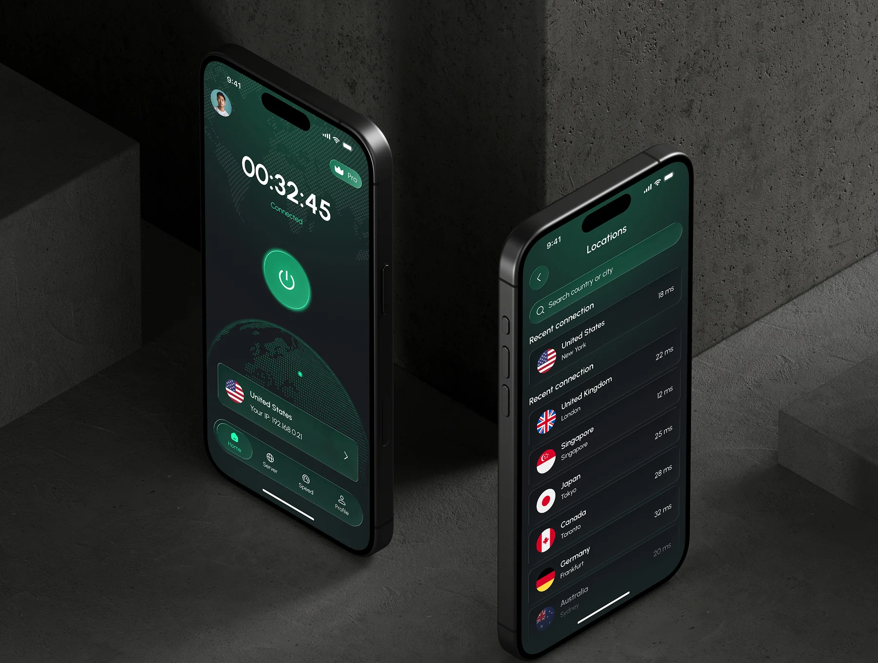 Velo VPN  App UI Kit 7