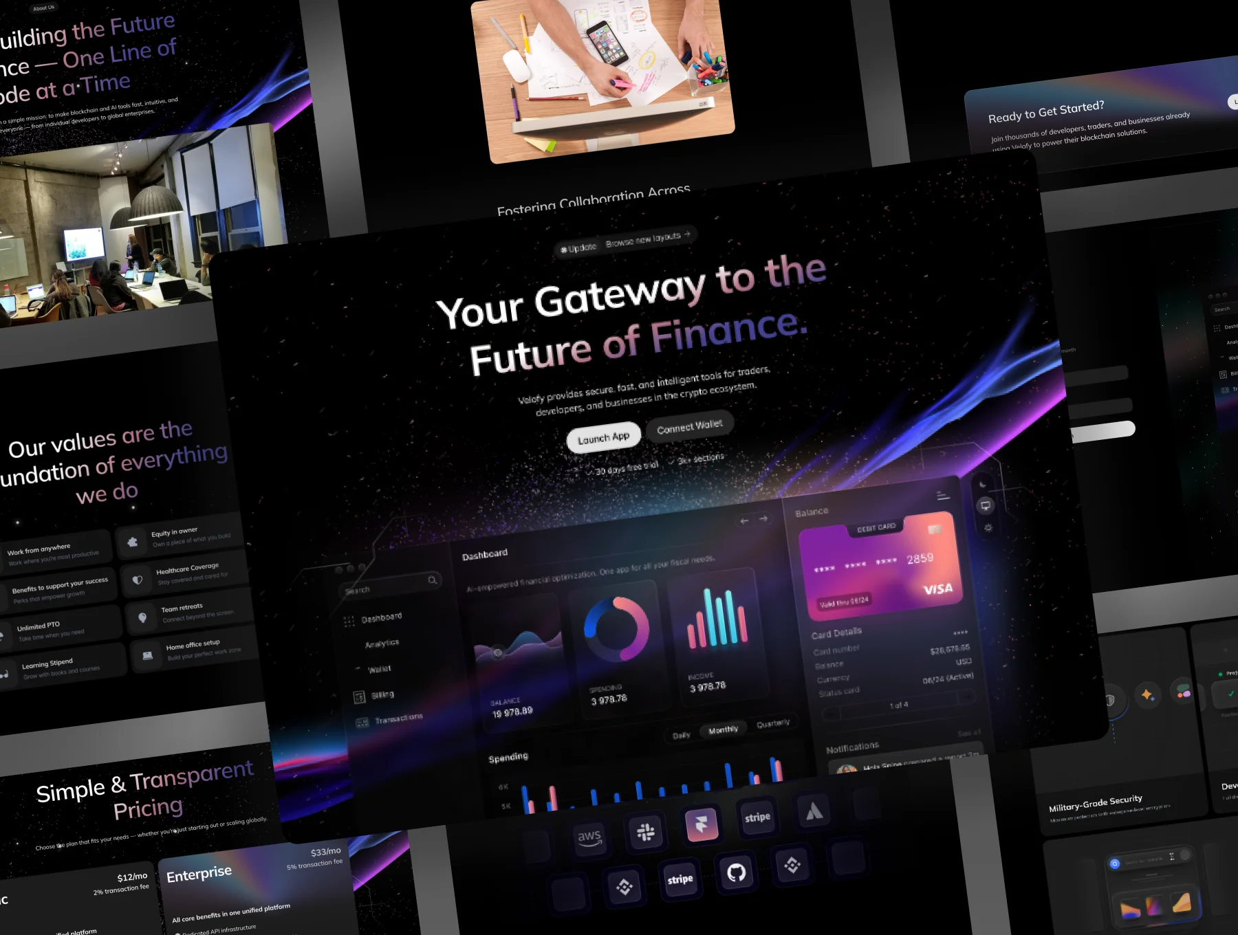Velofy - Landing Page AI Startup & Business 2