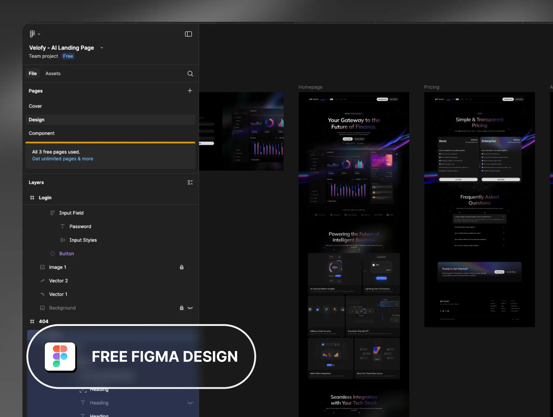 Velofy - Landing Page AI Startup & Business 4