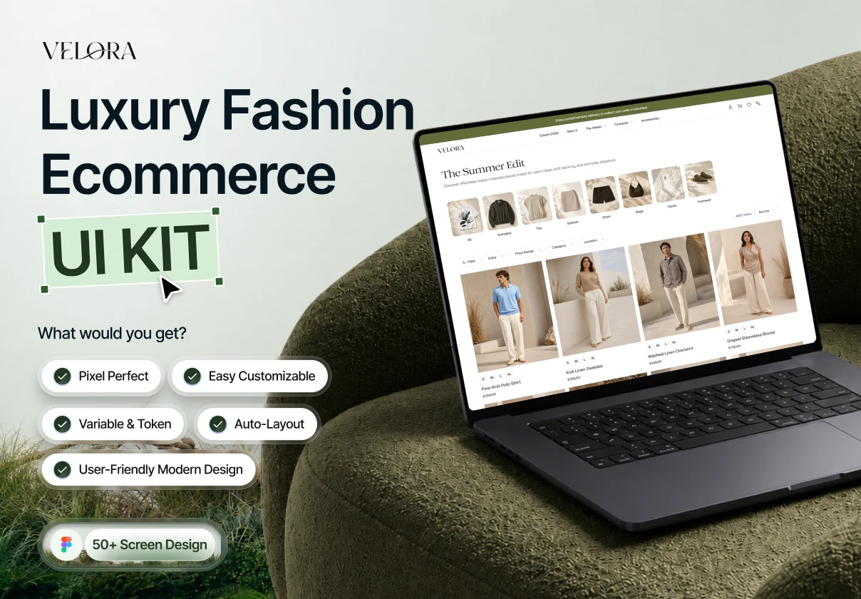 Velora - Fashion Ecommerce UI Kit