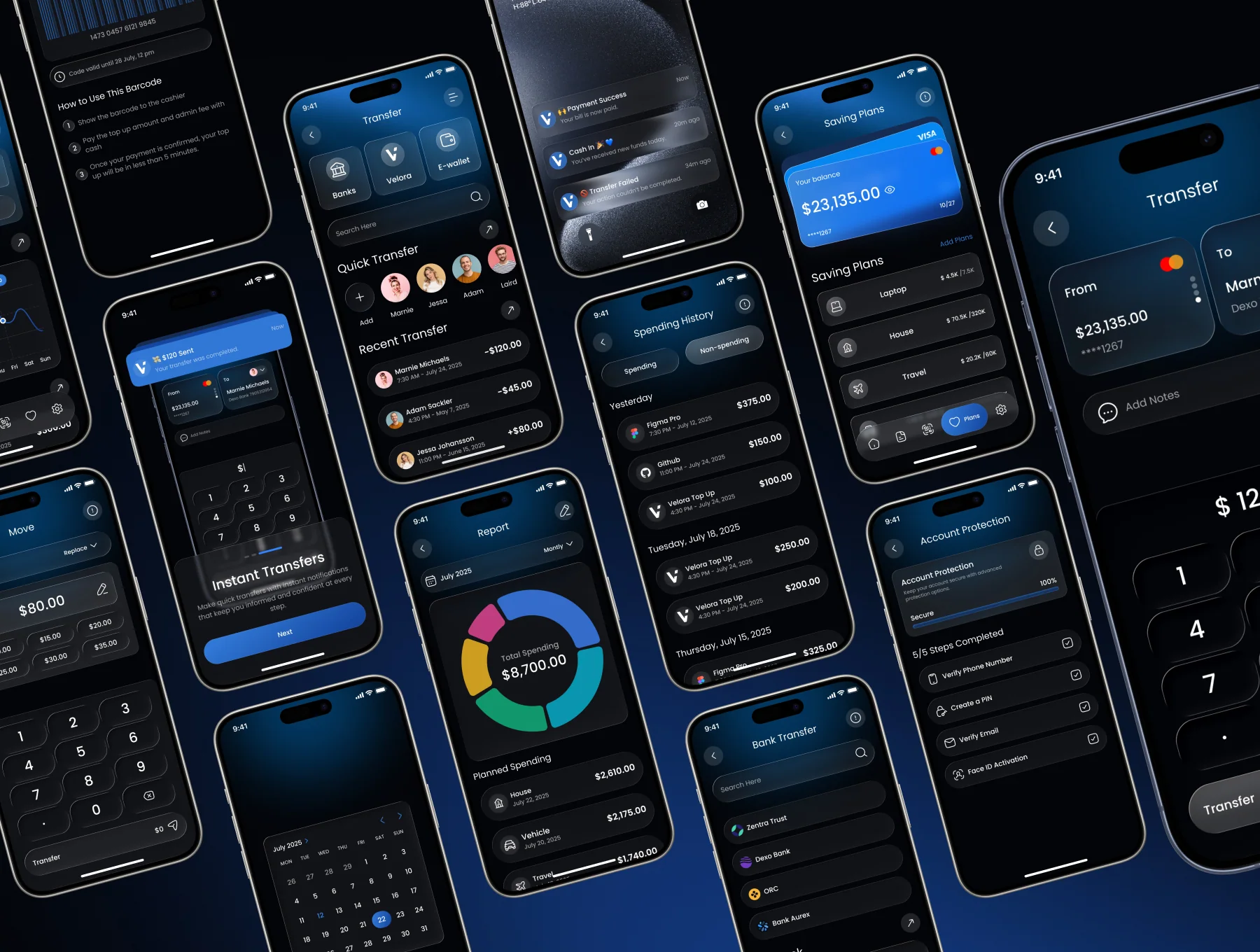 Velora – Finance & Bank App UI Kit 5