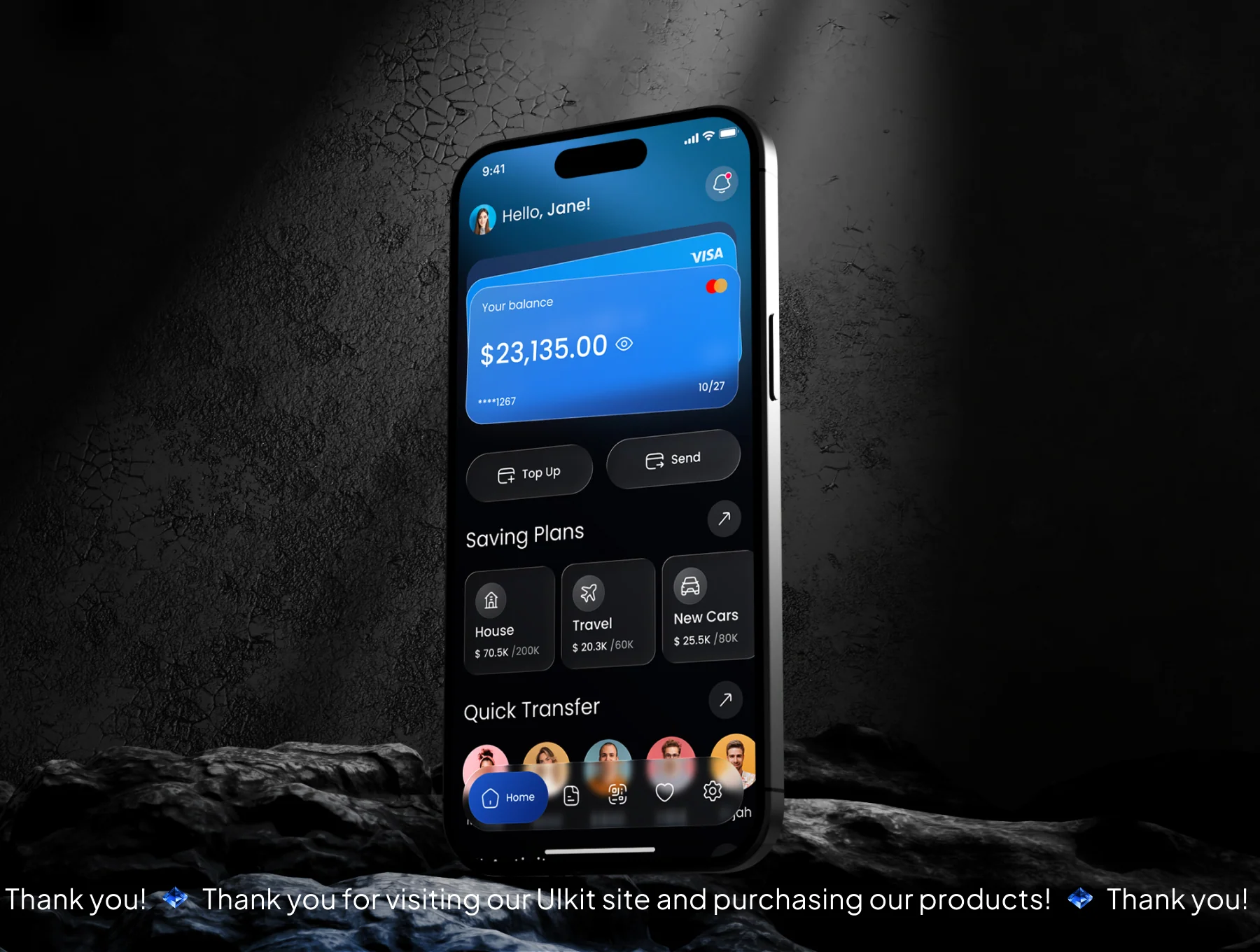 Velora – Finance & Bank App UI Kit 8