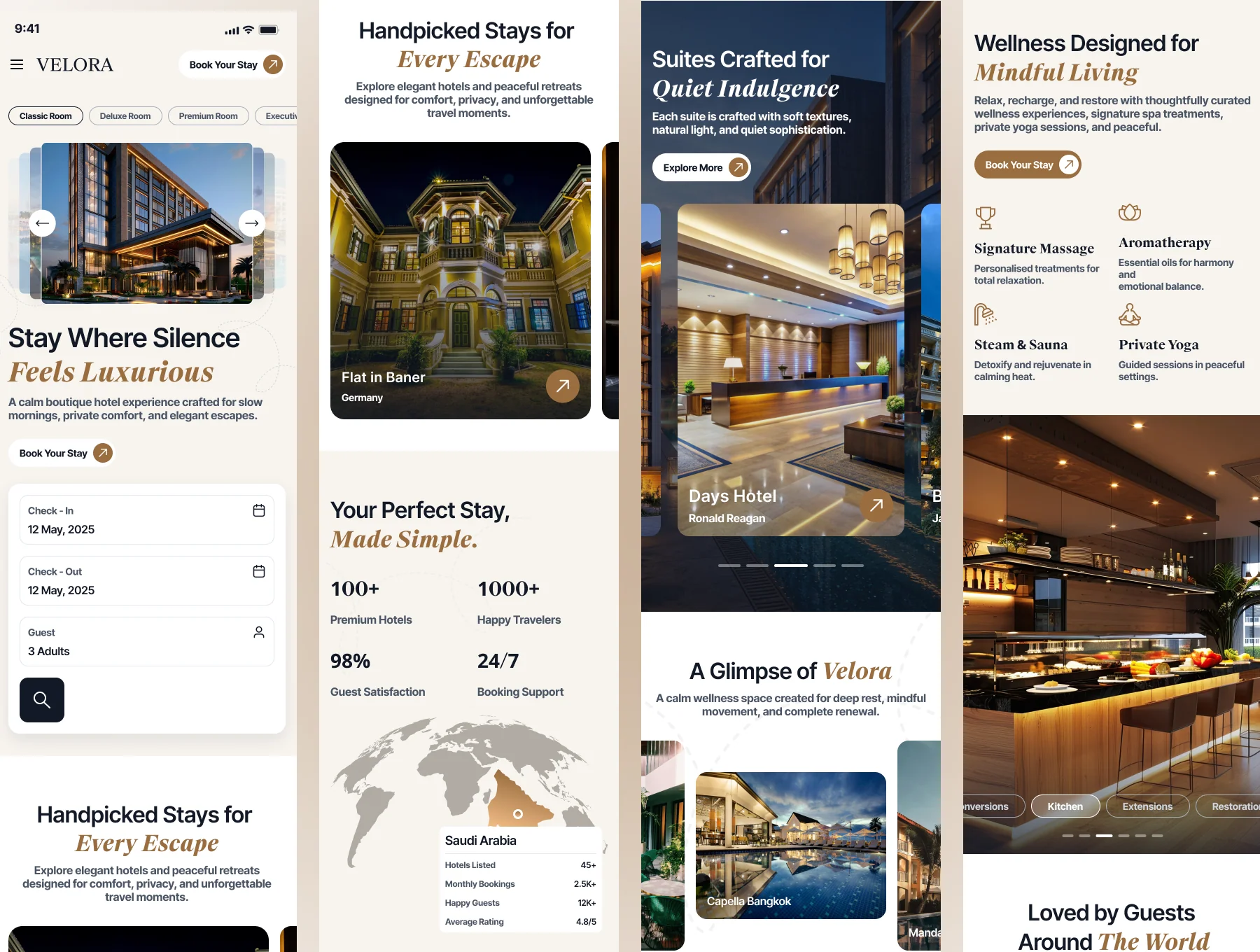 Velora - Luxury Hotel Booking Landing Page 5