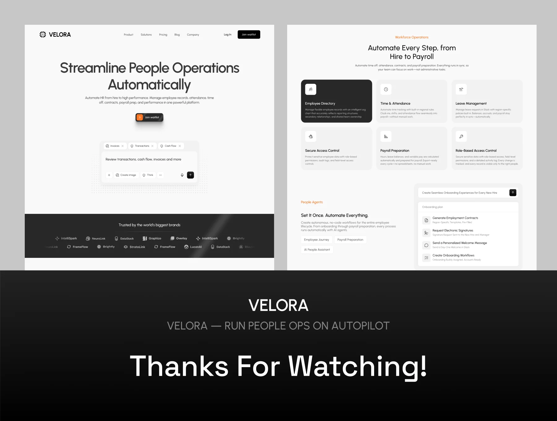 Velora — Run People Ops on Autopilot 5