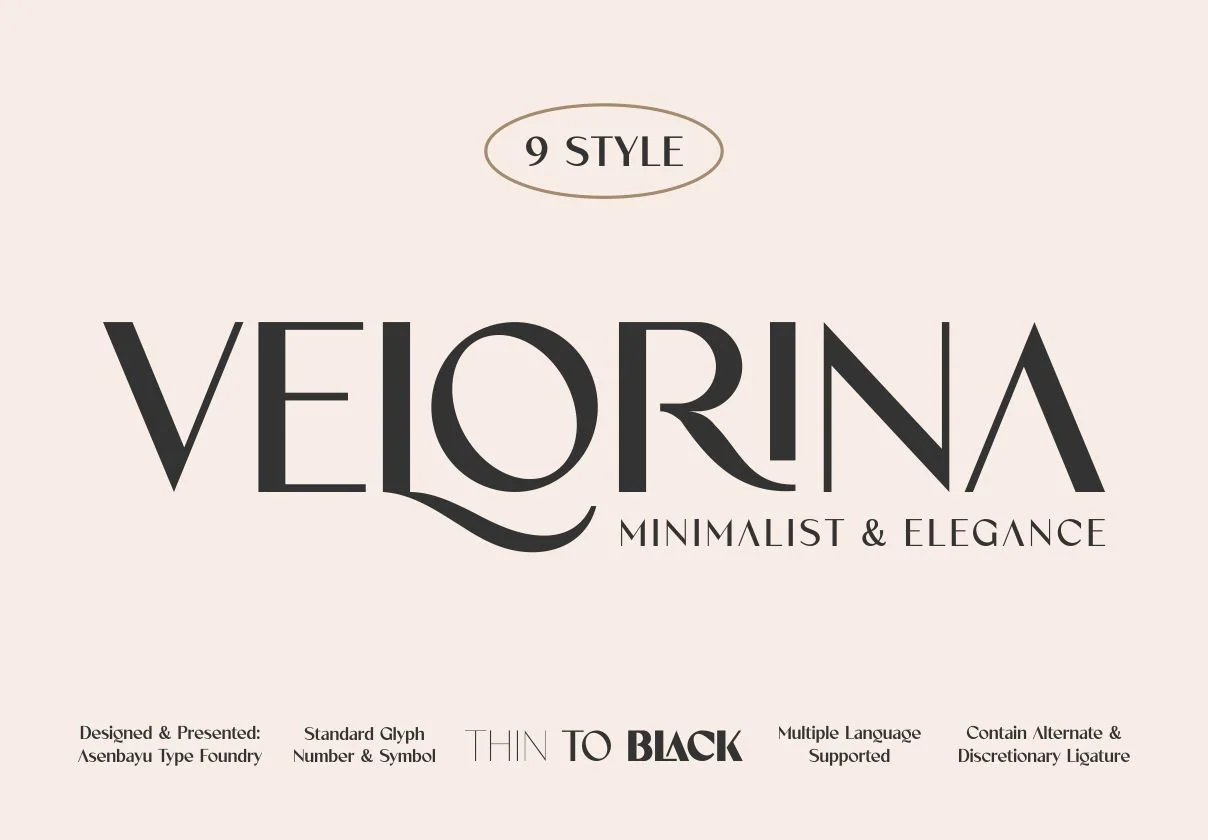 Velorina Font Family