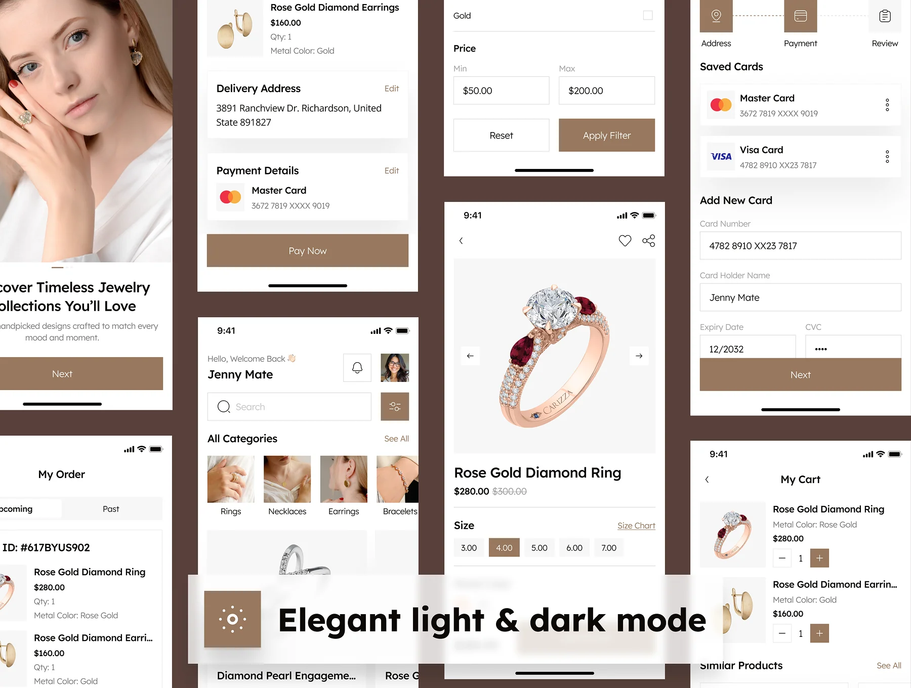 Veloura - Jewelry Shop Ecommerce App UI Kit 7